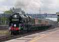 Photograph of CLAN LINE - 35028 CLAN LINE at Winchfield on 09/07/17