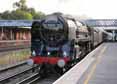 Photograph of OLIVER CROMWELL - 70013 OLIVER CROMWELL at Winchfield on 24/07/14