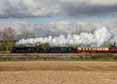 Photograph of Black Five - 44871 Black Five &  45407 THE LANCASHIRE FUSILIER at Worting Junction on 03/12/16