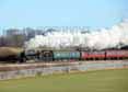 Photograph of Black Five - 44932 Black Five at Worting Junction on 01/03/14